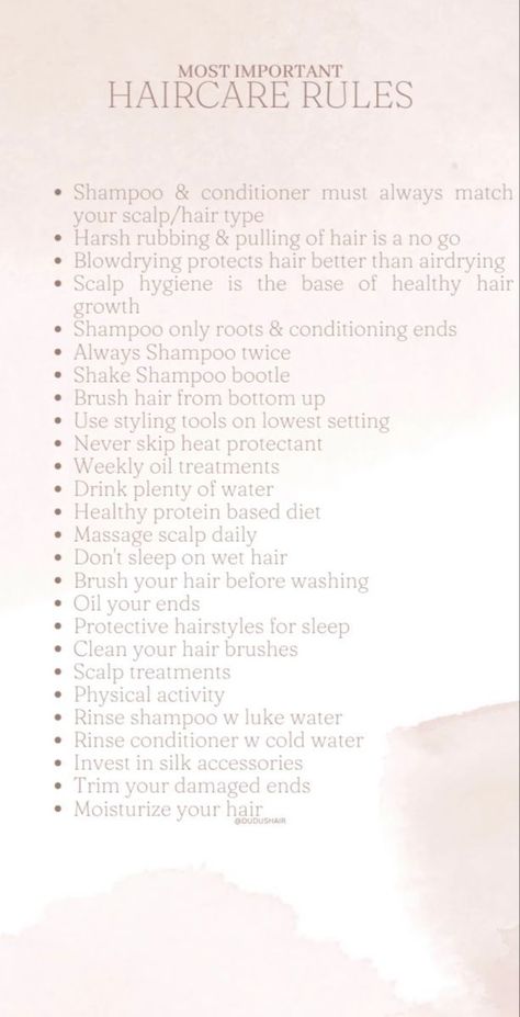 Haircare Routine in 2023Hair care routine dailyHair washing routineCurly hair care routine Basic Hair Care Tips, Hair Care Schedule Weekly, Weekly Hair Care Routine Curly, Tips To Have Healthy Hair, Healthy Hair Wash Routine, Hair Care List, Haircare Routine Tips, Fine Hair Care Tips, Haircare Routine For Hair Growth