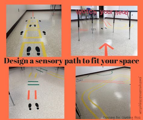 Sensory Hallway, Sensory Walk, Sensory Classroom, Sensory Pathways, Sensory Path, Sensory Tubs, Sensory Wall, Sensory Bags, Sensory Ideas