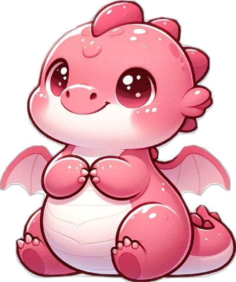 Baby Dragons Drawing, Kawaii Dino, Chibi Dragon, Cute Dragon Drawing, Disney Drawings Sketches, Dinosaur Drawing, Baby Shower Clipart, Doll Design, Cute Dragon