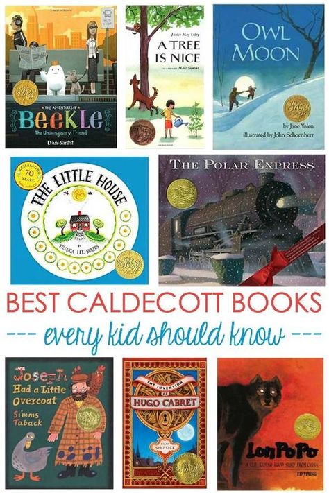 Best Caldecott Books : Looking for fun picture books? Check out this list of the best ever Caldecott award books children-and even adults--should know. Award Winning Picture Books, Author Studies, Award Winning Books, Preschool Books, Classroom Library, Children's Picture Books, Children's Literature, Picture Books, Kids Reading