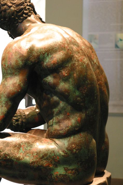 ‘The Seated Boxer Helenistic sculpture’ Seated Boxer, Charcoal Ideas, Roman Sculptures, Boxer Aesthetic, Ancient Mediterranean, Mediterranean Art, Ancient Near East, Roman Sculpture, Ceramics Sculpture