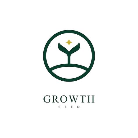 Sprout Logo, Sprout Growing, Seed Logo, Church Building Design, Coin Logo, Seed Pots, Startup Logo, Tree Logo, Sigil Magic