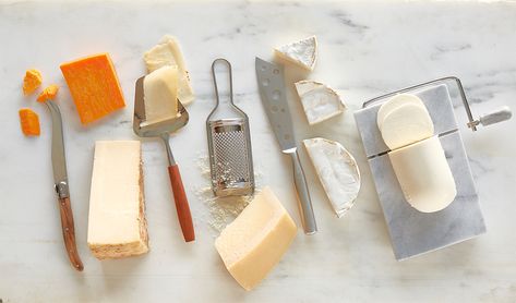 Cheese Knife Guide, Perfect Cheese Board, New Year's Eve Appetizers, Wisconsin Cheese, Cheese Spreaders, Charcuterie And Cheese Board, Cheese Knife, Three Cheese, Types Of Cheese