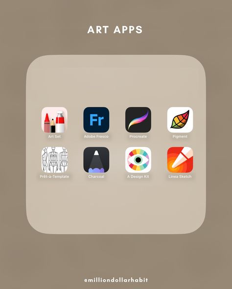 iPad for art and creativity 🎨 Here’s a master list of my favorite apps you have to try! #ipad #ipadpro #applepencil #ipados18 #procreate #digitalart #desksetup #digitalplanning #studygram Ipad Apps Organization, Ipad Customization Home Screen, Ipad Apps Must Have, Ipad Set Up, Ipad Pro Apps, Ipad Customization, Ipad Setup, Ipad Ideas, Ipad Essentials