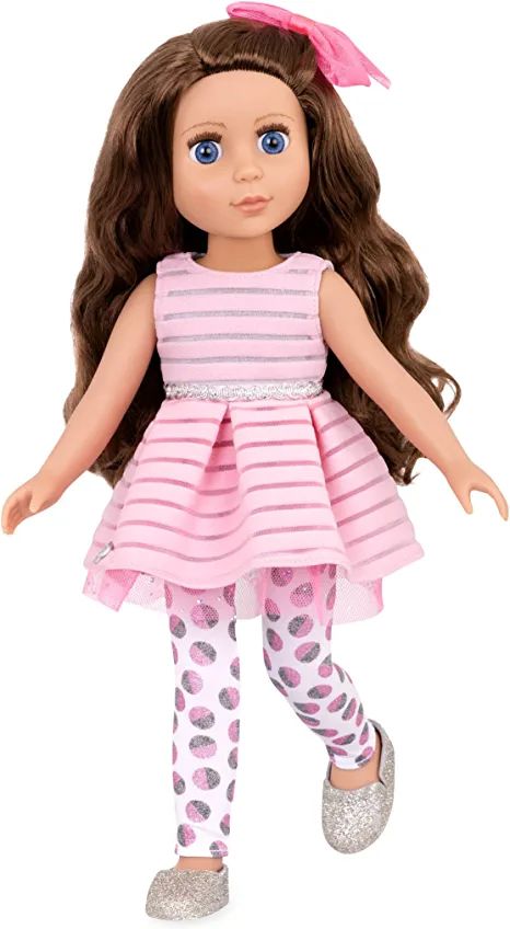 Amazon.com: Glitter Girls - Bluebell 14-inch Poseable Fashion Doll - Dolls for Girls Age 3 & Up : Toys & Games Glitter Girls Dolls, Silver Glitter Shoes, Dolls For Girls, American Girl Wellie Wishers, Girls Doll, Wellie Wishers Dolls, Pretty Blue Eyes, Frilly Dresses, Wellie Wishers