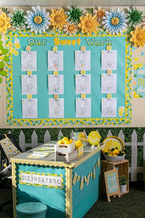 Teal Bulletin Board Ideas, Office Bulletin Board Ideas, Toddler Bulletin Boards, Turquoise Nursery, Better Than Paper, Office Bulletin Boards, Diy Bulletin Board, Bulletin Board Paper, Bulletin Board Design