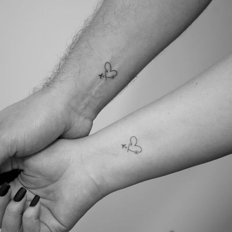 Tattoo For Couple, Tattoos Unique Meaningful, Couple Tattoos Unique Meaningful, Small Couple Tattoos, Half Heart, Couple Tattoos Unique, Aesthetic Tattoos For Men, Tattoos Unique, Matching Couple Tattoos