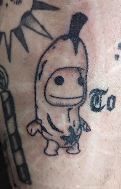 Goofy Goober Sundae Tattoo, Sackboy Tattoo, Shy Guy Tattoo, Ui̇ci̇deboy Tattoos, Sui̇ci̇deboys Tattoos, South Park Tattoo, Sack Boy, Swimming Tattoo, Little Big Planet