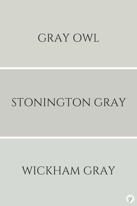 Gray Owl - Stonington Gray - Wickham Gray Bm Gray Owl, Virginia Cottage, Wickham Gray, Gray Owl Paint, Perfect Grey Paint Color, Benjamin Moore Grey Owl, Benjamin Moore Exterior, Best Gray Paint, Best Gray Paint Color