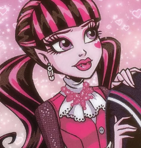 Pink Hair, Monster High, A Girl, Purple, Hair, Pink, Black