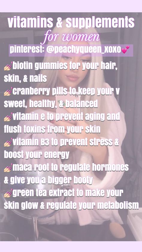 Good Vitamins For Women Skin Care, Vitamins For Women Kitty, Vitamins For Vag Health, Women Hygiene Tips, Good Smelling Vag Tips, Feminine Care Tips, Hair And Skin Vitamins, Hygiene Tips, How To Regulate Hormones