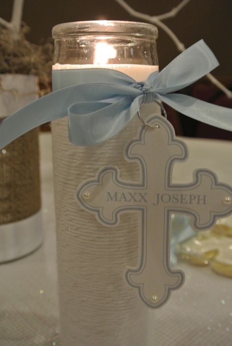 Baptism Party Boy, Decoration Communion, Confirmation Party, Baptism Centerpieces, Christening Decorations, Communion Decorations, First Communion Party, Baptism Decorations, Christening Party