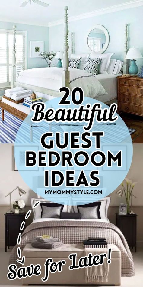 Guest Bedroom Ideas Cozy Modern, Small Guest Room Ideas, Guess Bedroom, Guest Bedroom Colors, Small Guest Bedroom Ideas, Guess Room, Guest Bedroom Inspiration, Beautiful Bed Designs, Guest Bedroom Ideas