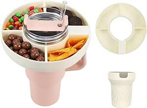 Snack Holders, Portable Snacks, Snack Bowl, Snack Cups, Snack Tray, Snack Bowls, Tumbler With Handle, Picnic Party, Favorite Snack