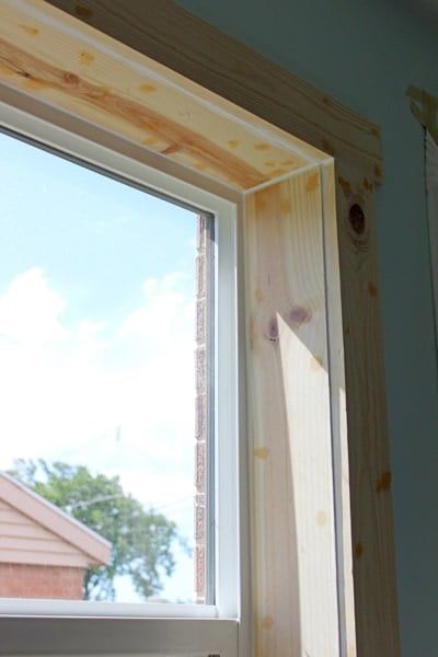 Window Extension, Window Jamb, Diy Window Trim, Interior Window Trim, Door Jam, Basement Windows, Window Casing, Time Space, Home Fix