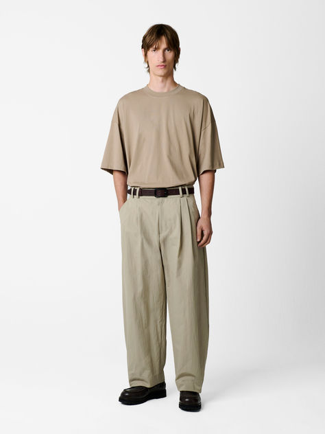 Functional Clothing, Studio Nicholson, Pleated Pants, Flap Pocket, Leg Pants, Mens Pants, Trousers, High Waisted, Pants