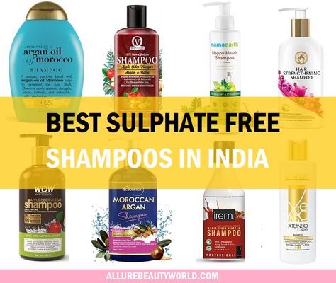 Top 10 Best Sulphate Free Shampoos in India (2022) Chemical Free Shampoos Best Shampoo For Hair Growth In India, Sulphate Free Shampoo In India, Best Chemical Free Shampoo, Best Shampoo For Hair Growth Top 10, Sulphate Free Shampoo, Chemical Free Shampoo, Shampoo Without Sulfate, Hair Medicine, Healthy Shampoo