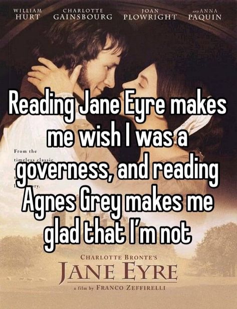 #janeeyre #agnesgrey #classiclit #bronte #whisper Agnes Grey Aesthetic, Becoming Jane Aesthetic, Charlotte Bronte Aesthetic, Jane Eyre Book Aesthetic, Jane Eyre Wallpaper, Jane Eyre Aesthetic, The Bronte Sisters, Jane Eyre Book, Brontë Sisters