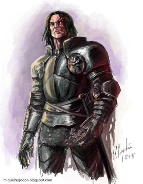 Sandor Clegane Fanart, The Hound And Sansa, Sandor Clegane, Fire Fans, George Rr Martin, Asoiaf Art, The Hound, Game Of Thrones Art, Game Of Thrones Fans