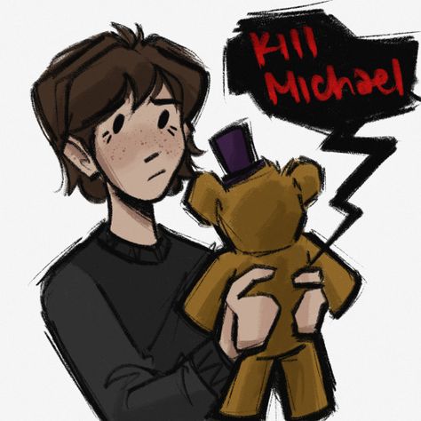 Evan Afton, Katsuki Yuri, Dog Sounds, Michael Afton, Animatronic Fnaf, Creative Drawing Prompts, Fnaf Movie, Fnaf Comics, Fnaf Memes