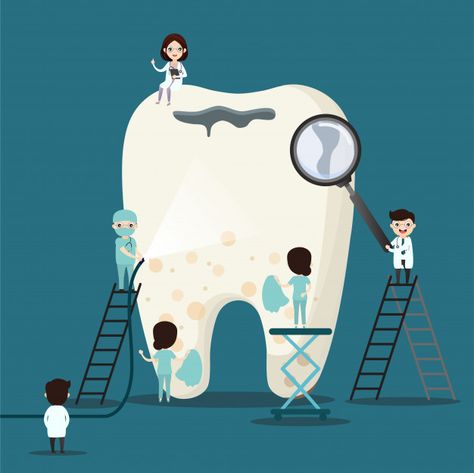 Medical concept illustration Premium Vec... | Premium Vector #Freepik #vector #medical #dental #teeth #dentist Medical Concept Art, Medical Collage, Dental Illustration, Tooth Illustration, Dental Wallpaper, Teeth Illustration, White Toothpaste, Medical Jokes, Collage Video