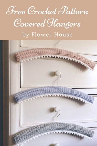 Free Crochet Pattern Covered Hangers • Free Crochet Patterns Crochet Hanger Covers Free Pattern, Knitted Coat Hanger Covers Free Pattern, Crochet Clothes Hangers Free Pattern, Crochet Clothes Hangers, Crochet Coat Hanger Covers Free Pattern, Crochet Covered Coat Hangers, Covered Hangers, Hanger Covers, Covered Coat Hangers