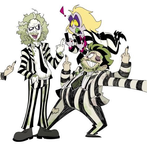 Beetlejuice Fanart Cute, Beetlejuice Fanart Musical, Genderbent Beetlejuice, Beetlejuice And Lydia Fanart, Beetlejuice Matching Pfp, Beetlejuice X Lydia Fanart, Beetlejuice Musical Fanart, Lydia Beetlejuice Cartoon, Beetlejuice X Lydia