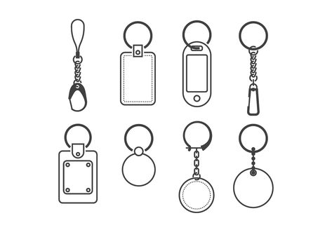 Keychain Drawing Ideas, Key Holder Design, Keychain Drawing, Key Drawings, Charm Ideas, Leather Keychains, Funny Keychain, Free Icon Set, Fashion Figure