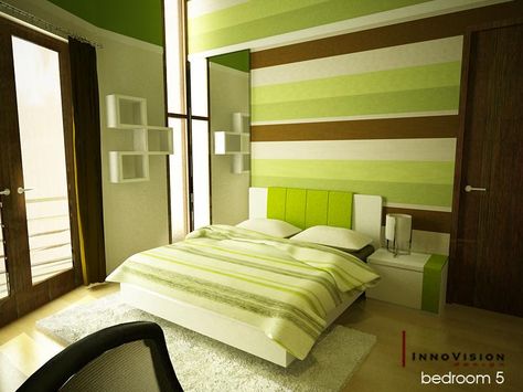 Paint Ideas For Bedroom, Green Paint Ideas, Green Bedroom Colors, Green Room Colors, Light Green Bedrooms, Mint Bedroom, Green Bedroom Design, Green Interior Design, Blue Bedroom Decor