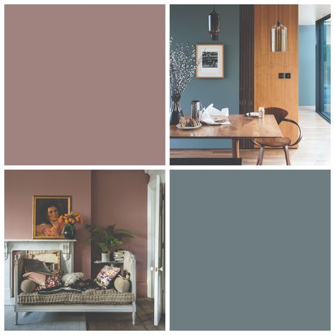 Farrow and Ball Colours 2019 - De Nimes and Sulking Room Pink Are F&B's Must-Have Paints Sulking Room Pink, Farrow And Ball Living Room, Farrow And Ball Paint, Pink Living Room, Farrow And Ball, Decoration Inspiration, Living Room Diy, Style At Home, Living Room Colors