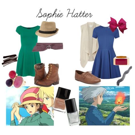 "Disney Outfits: Sophie Hatter" by jas67angel on Polyvore Studio Ghibli Outfits, Ghibli Outfits, Sophie Hatter, Colourful Clothing, Closet Cosplay, Nerdy Outfits, Movie Inspired Outfits, Character Inspired Outfits, Anime Inspired Outfits