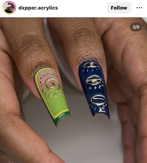 Spiritual Nails, Mexican Nails, Boho Nails, Retro Nails, Hippie Nails, Hard Nails, Drip Nails, Stylish Nails Designs, Edgy Nails