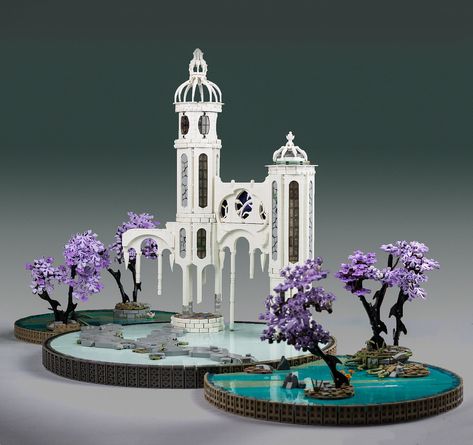 Insane Lego Builds, Lego Builds Aesthetic, Pretty Lego Sets, Aesthetic Lego Builds, Lego Moc Ideas, Cool Lego Ideas, Lego Statue, Lego Building Ideas, Lego Mansion