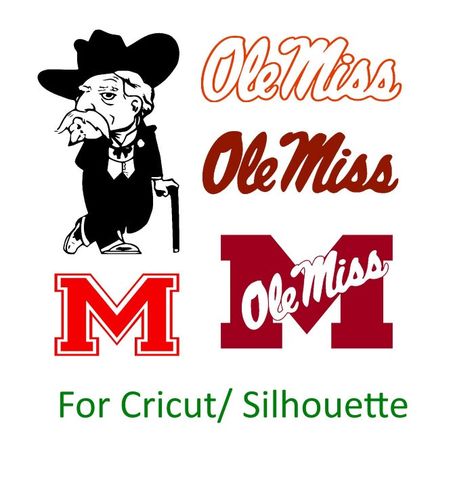 Ole Miss Logo, Ole Miss Tailgating, Silouhette Cameo, Ole Miss Football, Football Flag, Decal Svg, Yeti Cups, Hotty Toddy, Football Wreath