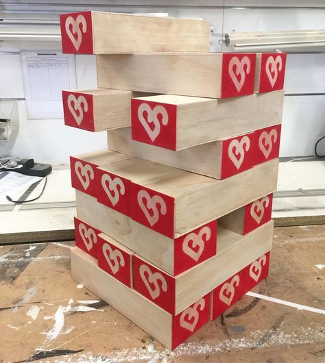 Adding an interactive element to a stand can be a great talking point and just a bit of old fashioned FUN! Here's some giant Jenga blocks… Giant Jenga, Jenga Blocks, Talking Points, A Stand, In Fashion, Old Fashioned, Cool Style, Branding, Canning