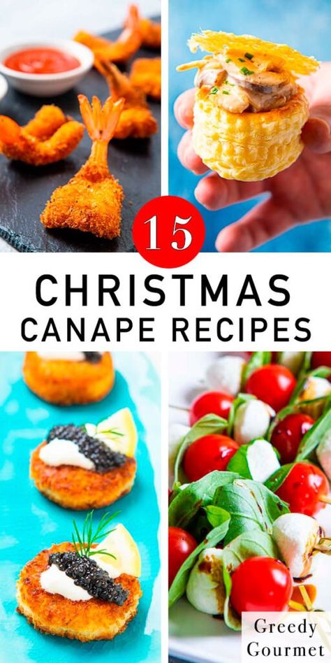 The 15 Best Christmas Canapés | Greedy Gourmet Christmas Canapés, Chocolate Appetizers, Easy Canapes, Christmas Canapes, Christmas Finger Foods, Finger Foods For Kids, Canapes Recipes, Elegant Food, Homecooked Meals