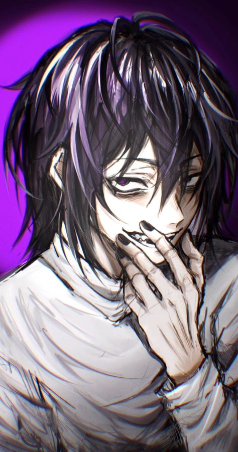 Yandere Male Character, Sadistic Art, Yandere Reference, Yandere Oc, Male Yandere, Male Pfp, Anime Flower, Yandere Characters, Yandere Boy