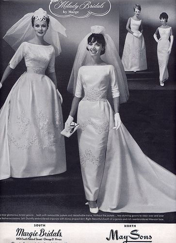 milady bridals | Millie Motts | Flickr 1960s Wedding Dresses, 1960s Wedding Dress, Wedding Dresses 60s, Bride Wedding Photos, Vintage Bridal Fashion, 1960s Wedding, Bridal Gowns Vintage, Vintage Wedding Photos, Wedding Gowns Vintage