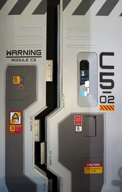 Futuristic Door, Prometheus Movie, Futuristic Gadgets, Aesthetic Computer, Scifi Interior, Target Image, Sci Fi Props, Cyberpunk Design, Spaceship Interior