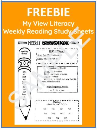 My View Literacy Pearson, Study Sheet, Story Titles, Teaching Style, High Frequency Words, Study Guides, Spelling Words, Week 1, Guided Reading