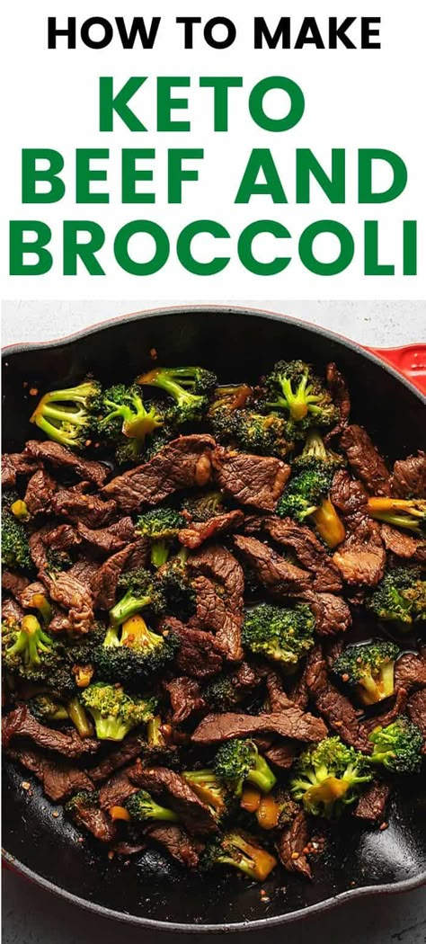 Keto Beef And Broccoli, Broccoli And Beef, Stir Fry Low Carb, Broccoli Keto, Fried Cauliflower Rice, Keto Stir Fry, Steak And Broccoli, Low Sugar Diet Recipes, Low Carb Low Fat Recipes