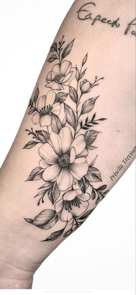 Rustic Flower Tattoo, Dogwood Shoulder Tattoo, Wild Rose Tattoo Design, Prim Rose Flower Tattoo, Flower Shoulder Cap Tattoo, Wild Roses Tattoo, Dogwood Flower Tattoo, Dogwood Tattoo, Dogwood Flower Tattoos