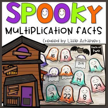 Halloween Multiplication Facts Practice - Halloween Activities Third Grade Homeschool Halloween, Third Grade Multiplication, Halloween Multiplication, Nature Classroom, Learn Multiplication, Multiplication Facts Worksheets, Ghost Theme, Multiplication Facts Practice, Halloween Resources