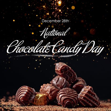 Happy Chocolate Day, National Day Calendar, Wine Event, Chocolate Day, National Days, Fun Sized, I Love Chocolate, Holiday Candy, National Day