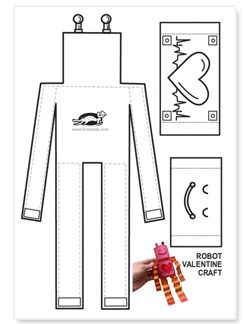 Crafts 2nd Grade, Robots Preschool, Vocabulary Games For Kids, Valentines Robots, Robot Craft, Valentine Template, Graduation Party Diy, Construction Paper Crafts, Valentine Craft