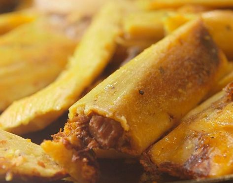 Authentic Beef Tamales | Beef Loving Texans Ground Beef Tamales, Ground Beef Tamales Recipe, Authentic Mexican Ground Beef, Beef Tamales Recipe, Authentic Mexican Beef, Authentic Tamales, Masa For Tamales, Mexican Ground Beef, Pollo Tropical