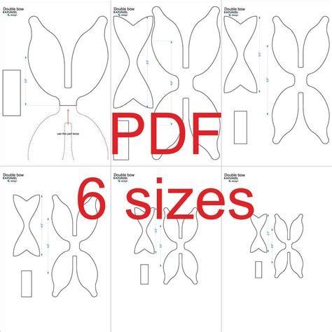 Bow Template Free, Bows Template, Hair Bow Templates, Bow Tie Template, Hair Template, Diy Baby Hair Bows, Leaf Template Printable, Tie Template, Bow Template Svg