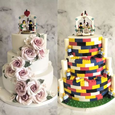 Lego Wedding Cake, Lego Wedding Cakes, Liverpool Cake, Lego Wedding, Lego Theme, Theme Wedding, Learn To Cook, Wedding Board, Married Life