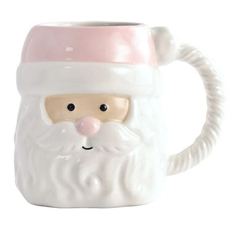 Santa Mug, Pink Santa, Pink Xmas, Santa Mugs, Christmas Feeling, Pink Girly Things, Birthday Wishlist, Christmas Aesthetic, Cute Mugs