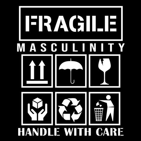 Fragile masculinity, handle with care, handle with love packaging symbols t-shirt To your special friend, a funny sarcastic gift to express love and admiration Don't wait too long GET IT NOW !! for more amazing designs check our stores 👉 https://www.teepublic.com/user/your-print 👉 https://yourprint.creator-spring.com Pressure Quotes, Fragile Masculinity, Express Love, Sarcastic Gifts, Handle With Care, Funny Sarcastic, Support Handmade, Special Friend, Sarcastic Humor